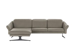 himolla Ecksofa Leder  1059 ¦ grau Polstermöbel > Sofas > Ecksofas - Höffner