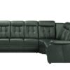 Polstermöbel Oelsa Komfort-Ecksofa aus Leder  Andorra ¦ grün Polstermöbel ></noscript> Sofas > Ecksofas - Höffner