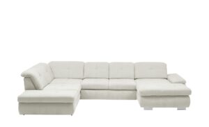 Lounge Collection Wohnlandschaft Flachgewebe  Affair ¦ creme Polstermöbel > Sofas > Wohnlandschaften - Höffner