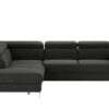 uno Ecksofa  Los Angeles ¦ schwarz Polstermöbel ></noscript> Sofas > Ecksofas - Höffner