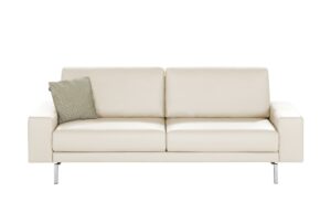 hülsta Sofa Sofabank aus Leder  HS 450 ¦ weiß Polstermöbel > Sofas > Einzelsofas - Höffner
