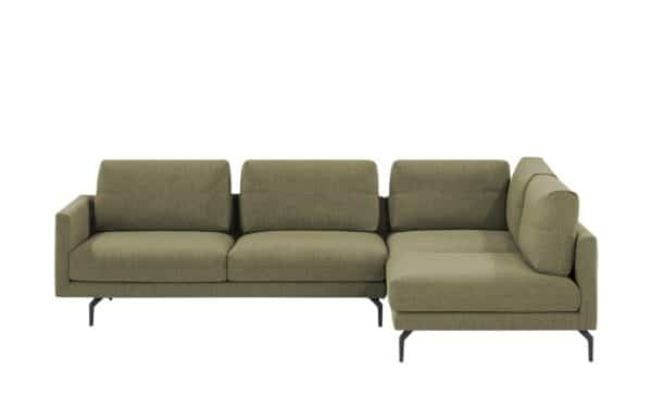 hülsta Sofa Ecksofa  HS 414 ¦ grün Polstermöbel > Sofas > Ecksofas - Höffner