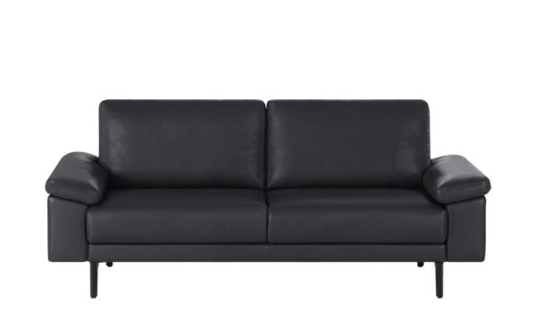 hülsta Sofa Sofabank aus Leder  HS 450 ¦ schwarz Polstermöbel > Sofas > Einzelsofas - Höffner