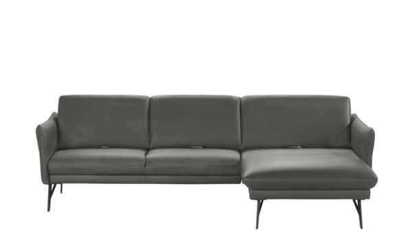 himolla Ecksofa Leder  1928 ¦ grau Polstermöbel > Sofas > Ecksofas - Höffner