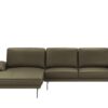 Max Schelling Ecksofa aus Leder  Signum ¦ grün Polstermöbel ></noscript> Sofas > Ecksofas - Höffner