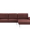 Max Schelling Ecksofa aus Leder  Signum ¦ rot Polstermöbel ></noscript> Sofas > Ecksofas - Höffner
