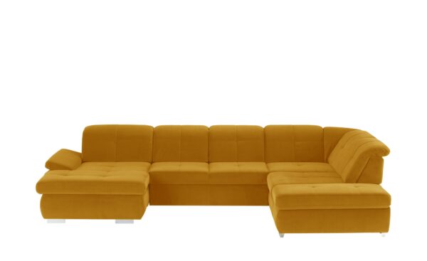 Lounge Collection Wohnlandschaft Mikrofaser  Affair ¦ gelb Polstermöbel > Sofas > Wohnlandschaften - Höffner