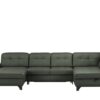 Lounge Collection Wohnlandschaft Leder  Jona ¦ grün Polstermöbel ></noscript> Sofas > Schlafsofas - Höffner