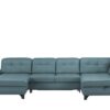 Lounge Collection Wohnlandschaft Leder  Jona ¦ blau Polstermöbel ></noscript> Sofas > Schlafsofas - Höffner
