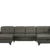 Lounge Collection Wohnlandschaft Leder  Jona ¦ grau Polstermöbel ></noscript> Sofas > Schlafsofas - Höffner