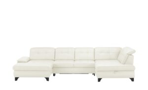 Lounge Collection Wohnlandschaft Leder  Jona ¦ weiß Polstermöbel > Sofas > Schlafsofas - Höffner