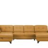 Lounge Collection Wohnlandschaft Leder  Jona ¦ gelb Polstermöbel ></noscript> Sofas > Schlafsofas - Höffner
