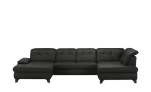 Lounge Collection Wohnlandschaft Leder  Jona ¦ schwarz Polstermöbel > Sofas > Wohnlandschaften - Höffner