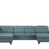 Lounge Collection Wohnlandschaft Leder  Jona ¦ blau Polstermöbel ></noscript> Sofas > Wohnlandschaften - Höffner