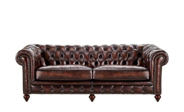 uno Sofa  Chesterfield ¦ braun Polstermöbel > Sofas > 3-Sitzer - Höffner