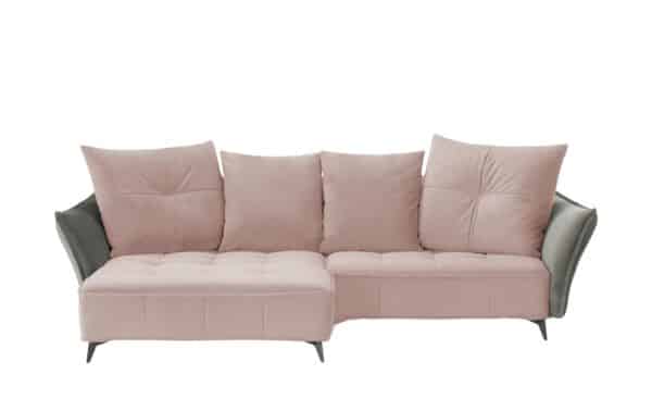 Ecksofa  Crease ¦ rosa/pink Polstermöbel > Sofas > Ecksofas - Höffner