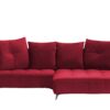 Ecksofa  Crease ¦ rot Polstermöbel ></noscript> Sofas > Ecksofas - Höffner