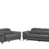 uno Sitzgruppe 2-teilig  Danae ¦ grau Polstermöbel ></noscript> Sofas > Sitzgruppen - Höffner