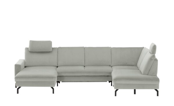 meinSofa Wohnlandschaft  Grace ¦ grau Polstermöbel > Sofas > Schlafsofas - Höffner