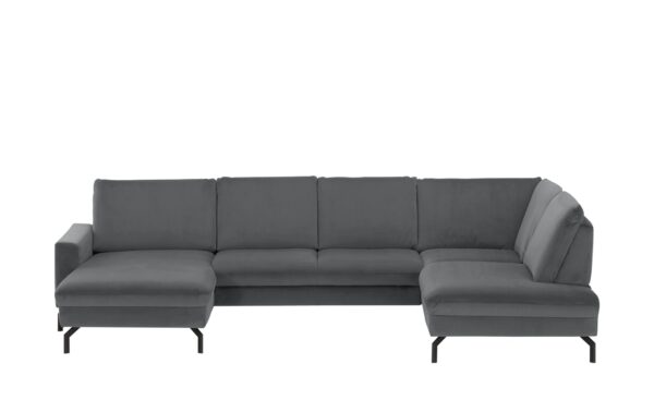 meinSofa Wohnlandschaft  Grace ¦ grau Polstermöbel > Sofas > Wohnlandschaften - Höffner