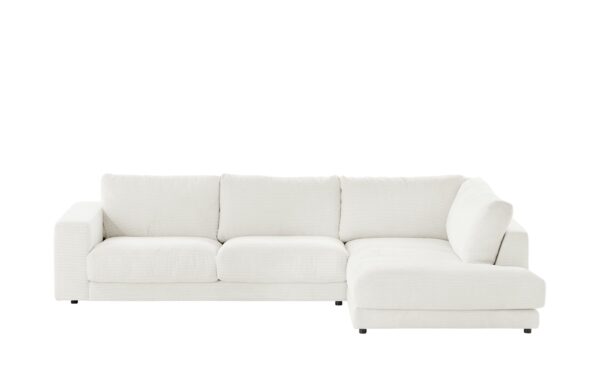 VIVA Cord-Ecksofa  Sila ¦ weiß Polstermöbel > Sofas > Ecksofas - Höffner