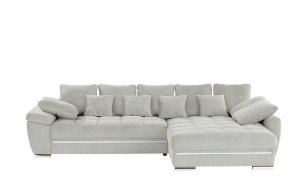 bobb Ecksofa  Fancy-LED ¦ silber Polstermöbel > Sofas > Ecksofas - Höffner