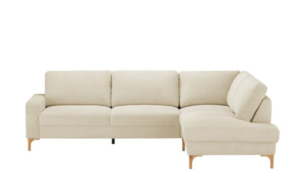 VIVA Cord-Sofa  Capa ¦ beige Polstermöbel > Sofas > Ecksofas - Höffner