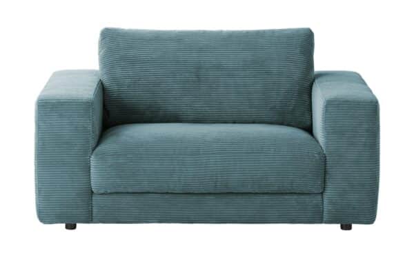 VIVA Megasessel aus Cord  Sila ¦ türkis/petrol Polstermöbel > Sofas > Einzelsofas - Höffner