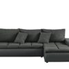 switch Ecksofa mit 2 Sitzhocker  Riva ¦ schwarz Polstermöbel ></noscript> Sofas > Ecksofas - Höffner