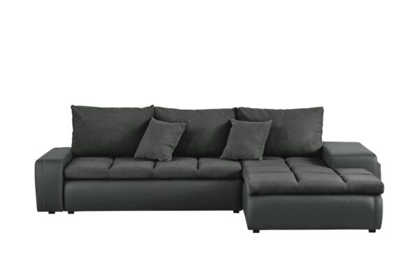 switch Ecksofa mit 2 Sitzhocker  Riva ¦ schwarz Polstermöbel > Sofas > Ecksofas - Höffner