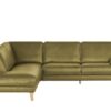 Ravensberger Werkstätten Ecksofa Leder  Domino ¦ grün Polstermöbel ></noscript> Sofas > Ecksofas - Höffner
