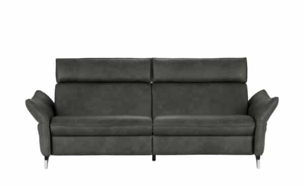 himolla Ledersofa  1926 ¦ grau Polstermöbel > Sofas > 3-Sitzer - Höffner