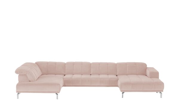 Lounge Collection Wohnlandschaft  Sarina ¦ rosa/pink Polstermöbel > Sofas > Wohnlandschaften - Höffner