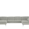 Lounge Collection Wohnlandschaft  Sarina ¦ grau Polstermöbel ></noscript> Sofas > Wohnlandschaften - Höffner