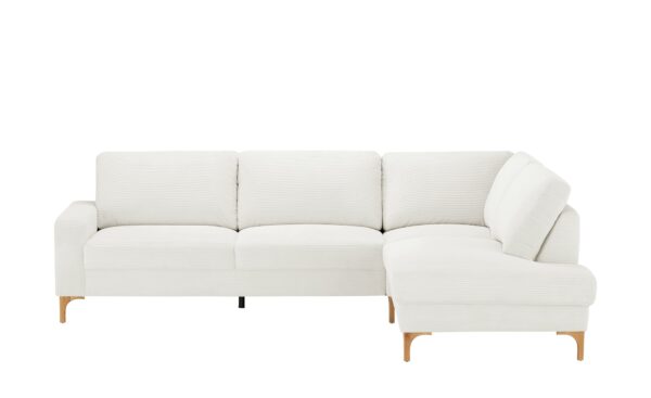 VIVA Cord-Sofa  Capa ¦ weiß Polstermöbel > Sofas > Ecksofas - Höffner