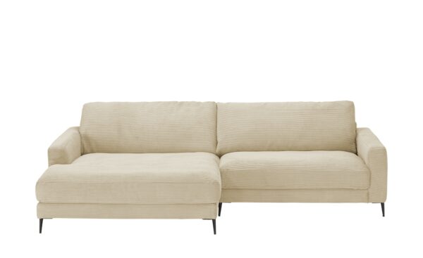 VIVA Cord-Sofa  Dopa ¦ beige Polstermöbel > Sofas > Ecksofas - Höffner