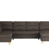 uno Wohnlandschaft mit Schlaffunktion  Vito ¦ braun Polstermöbel ></noscript> Sofas > Schlafsofas - Höffner