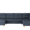 uno Wohnlandschaft mit Schlaffunktion  Vito ¦ blau Polstermöbel ></noscript> Sofas > Schlafsofas - Höffner