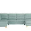 uno Wohnlandschaft mit Schlaffunktion  Vito ¦ türkis/petrol Polstermöbel ></noscript> Sofas > Schlafsofas - Höffner