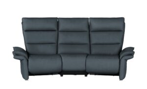 Wohnwert Trapezsofa aus Leder  Corvina ¦ blau Polstermöbel > Sofas > 3-Sitzer - Höffner