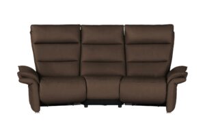 Wohnwert Trapezsofa aus Leder  Corvina ¦ braun Polstermöbel > Sofas > 3-Sitzer - Höffner