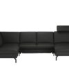 meinSofa Wohnlandschaft  Grace ¦ schwarz Polstermöbel ></noscript> Sofas > Schlafsofas - Höffner