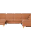 meinSofa Wohnlandschaft  Hanna ¦ orange Polstermöbel ></noscript> Sofas > Schlafsofas - Höffner