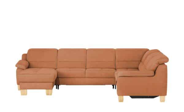 meinSofa Wohnlandschaft  Hanna ¦ orange Polstermöbel > Sofas > Schlafsofas - Höffner