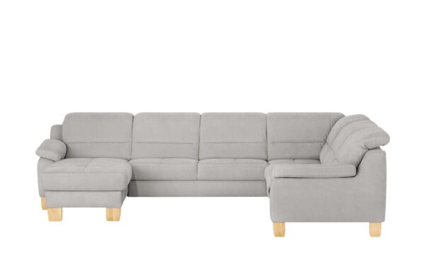meinSofa Wohnlandschaft  Hanna ¦ grau Polstermöbel > Sofas > Wohnlandschaften - Höffner