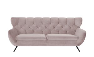 pop Sofa  Caldara ¦ rosa/pink Polstermöbel > Sofas > 3-Sitzer - Höffner