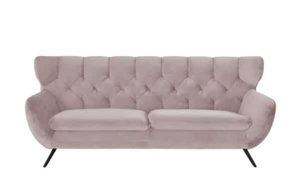 pop Sofa  Caldara ¦ rosa/pink Polstermöbel > Sofas > 3-Sitzer - Höffner