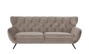 pop Sofa  Caldara ¦ beige Polstermöbel > Sofas > 3-Sitzer - Höffner