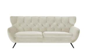 pop Sofa  Caldara ¦ creme Polstermöbel > Sofas > 3-Sitzer - Höffner