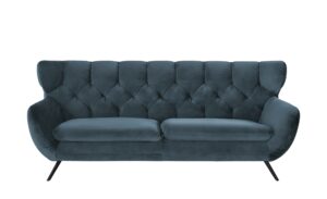 pop Sofa  Caldara ¦ blau Polstermöbel > Sofas > 3-Sitzer - Höffner